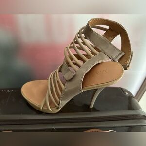 L.A.M.B Gladiator Ankle Strap Stiletto Heel Sandal